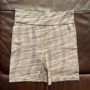 Aerie bike shorts in tan size large